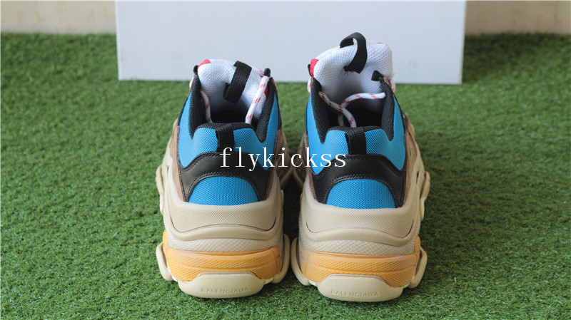 Balenciaga 2017 Fall Winter Triple-S Brown Red Blue